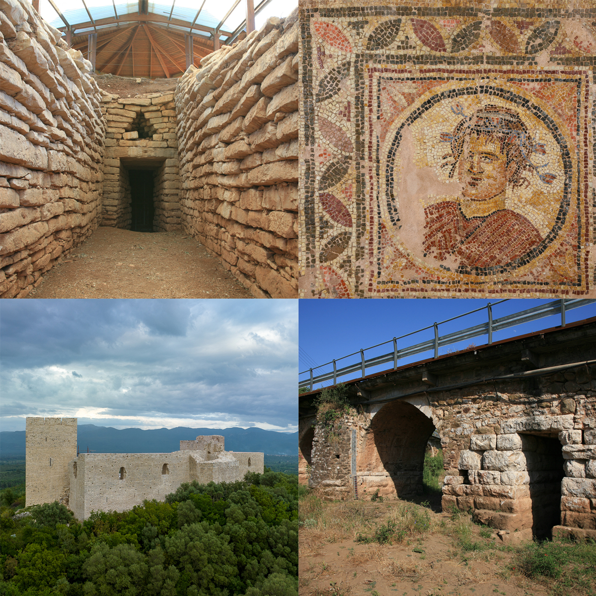 Northern Messenia: Ancient Andania, Acropolis of Elliniko, Malthi, Psari, Chalkias, Kopanaki, Polichni, Mila