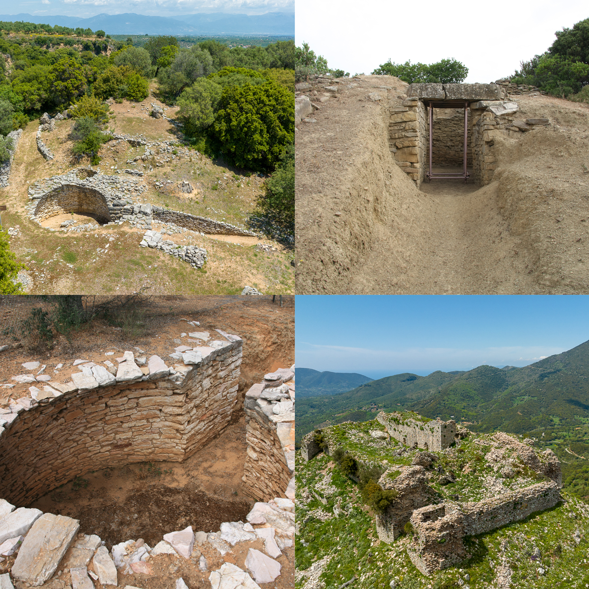 Νιχώρια-Καρποφόρα, Βελίκα,Στρέφι, Διόδια, Αριστομένης, Κεφαλόβρυσο, Λαντζουνάτο